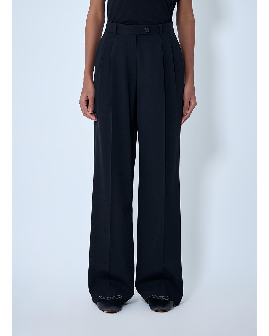 The Row Blue Virgil Pants