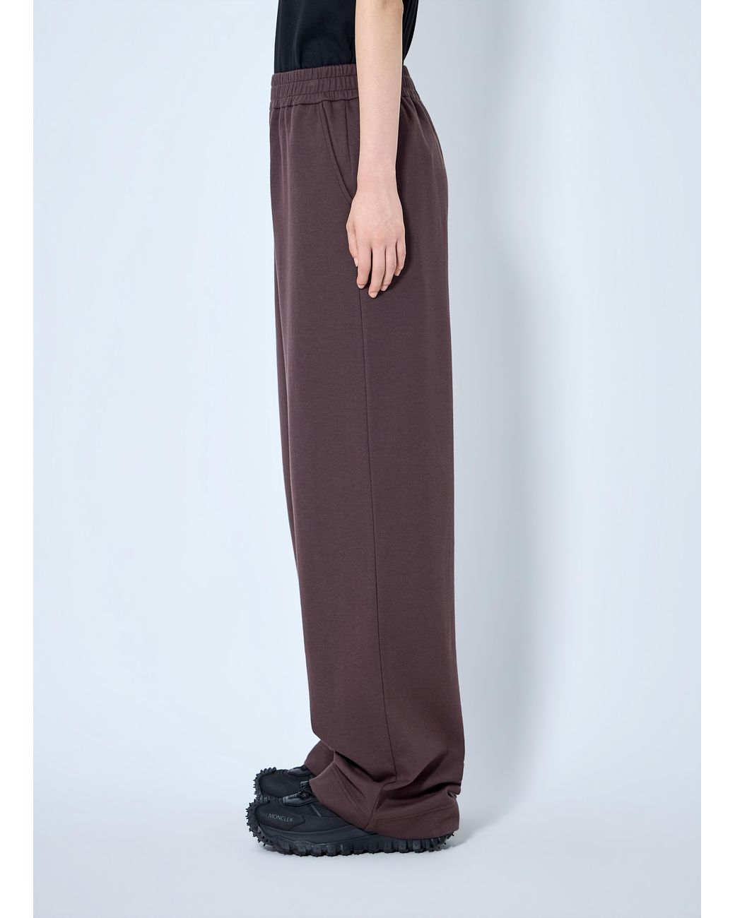 Moncler Purple Elasticated Waist Lounge Trousers
