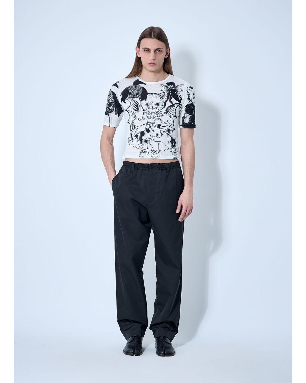 Marni Blue Water-Repellent Pants for men