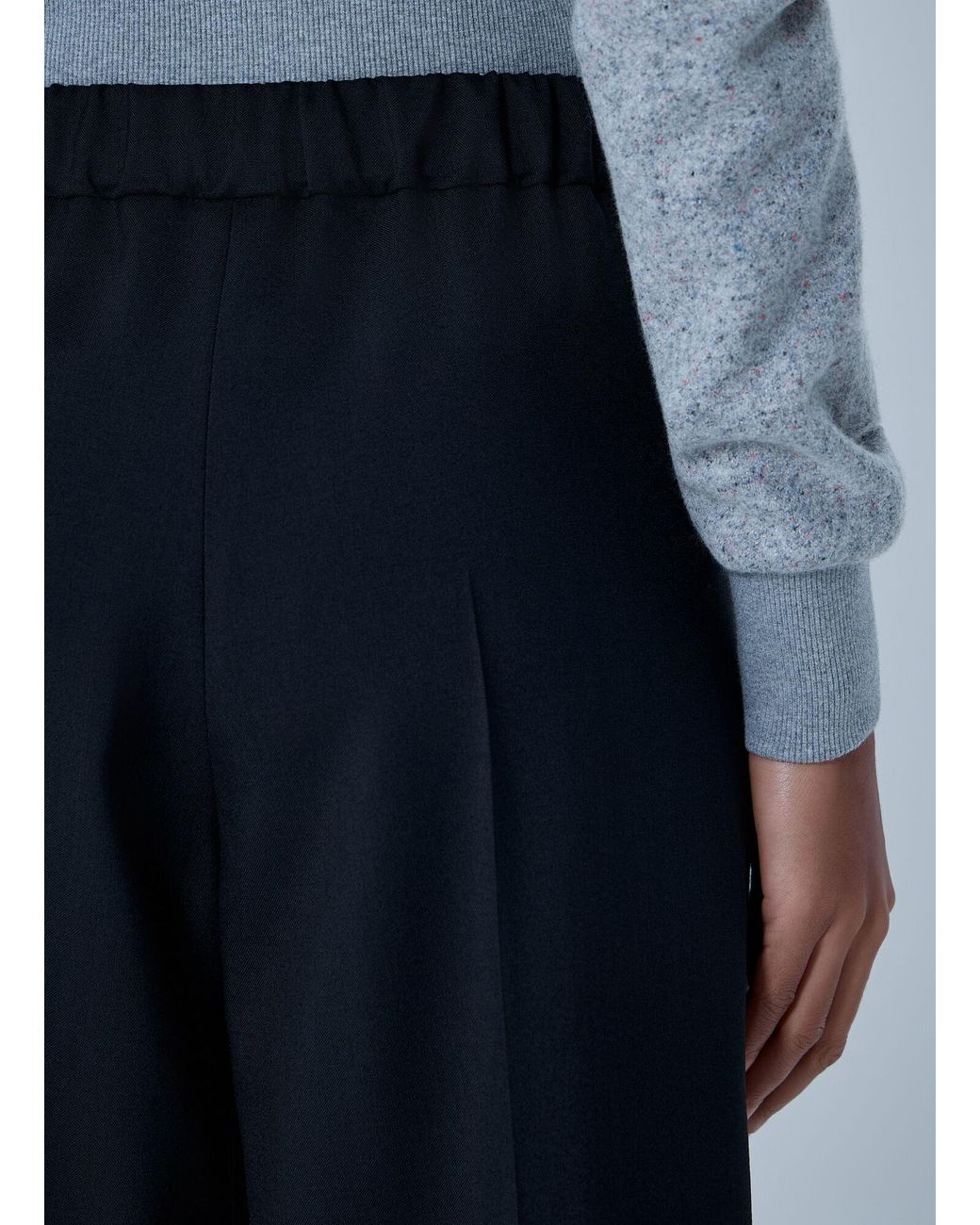 Marni Blue Wool Tailored Pants