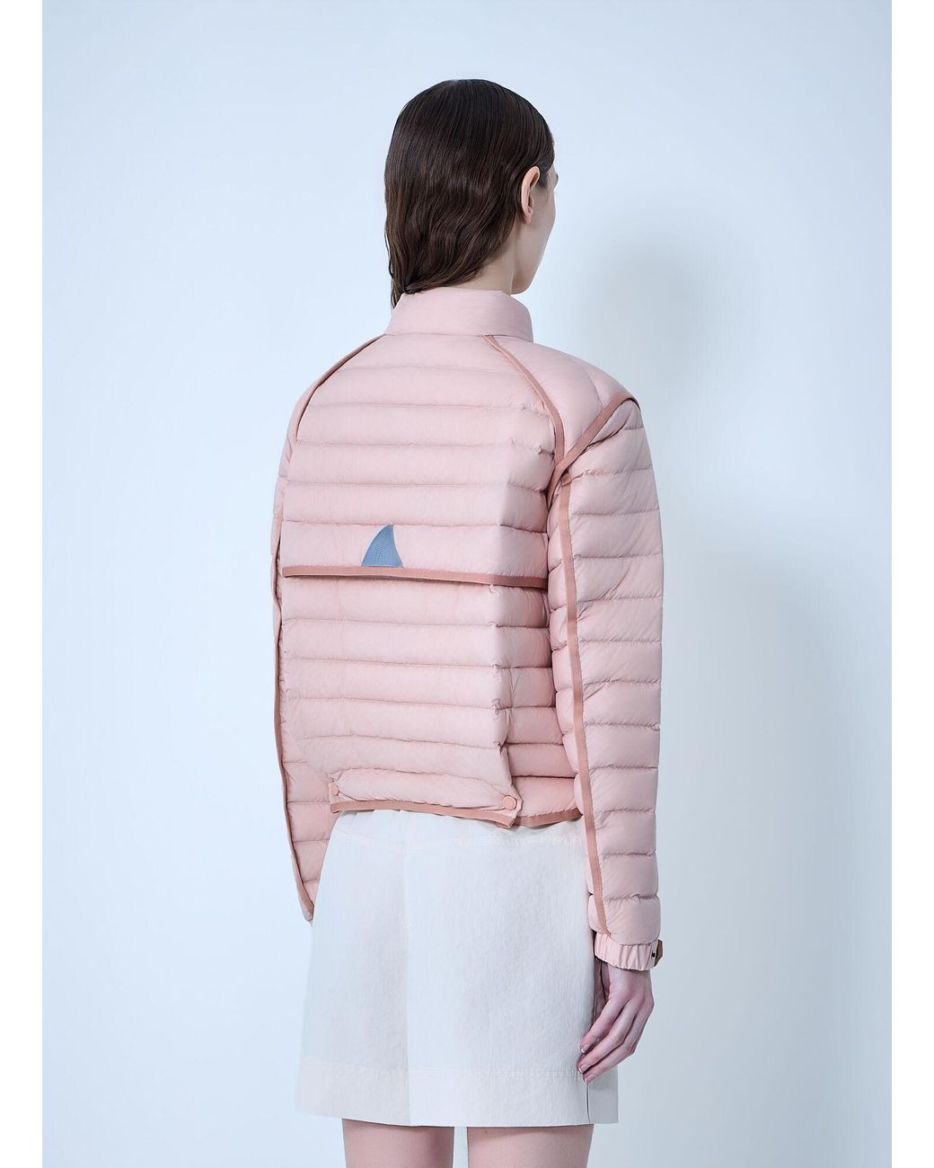 Moncler Red Madulain Down Jacket