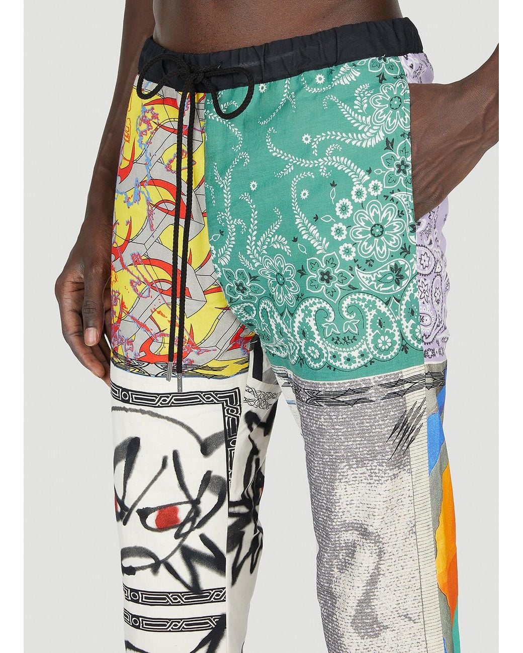 Children of the discordance Multicolor ×Yagi Bandana Pants for men