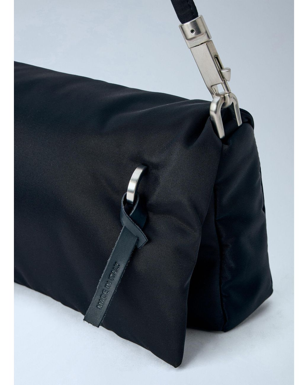 Rick Owens Blue Shoulder Pillow Griffin Bag