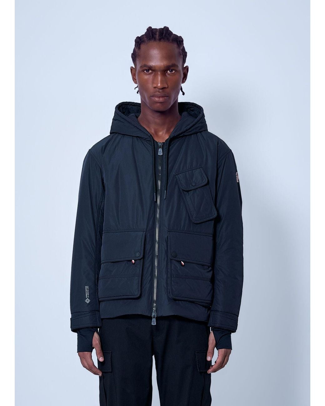 Moncler Blue Ober Jacket for men