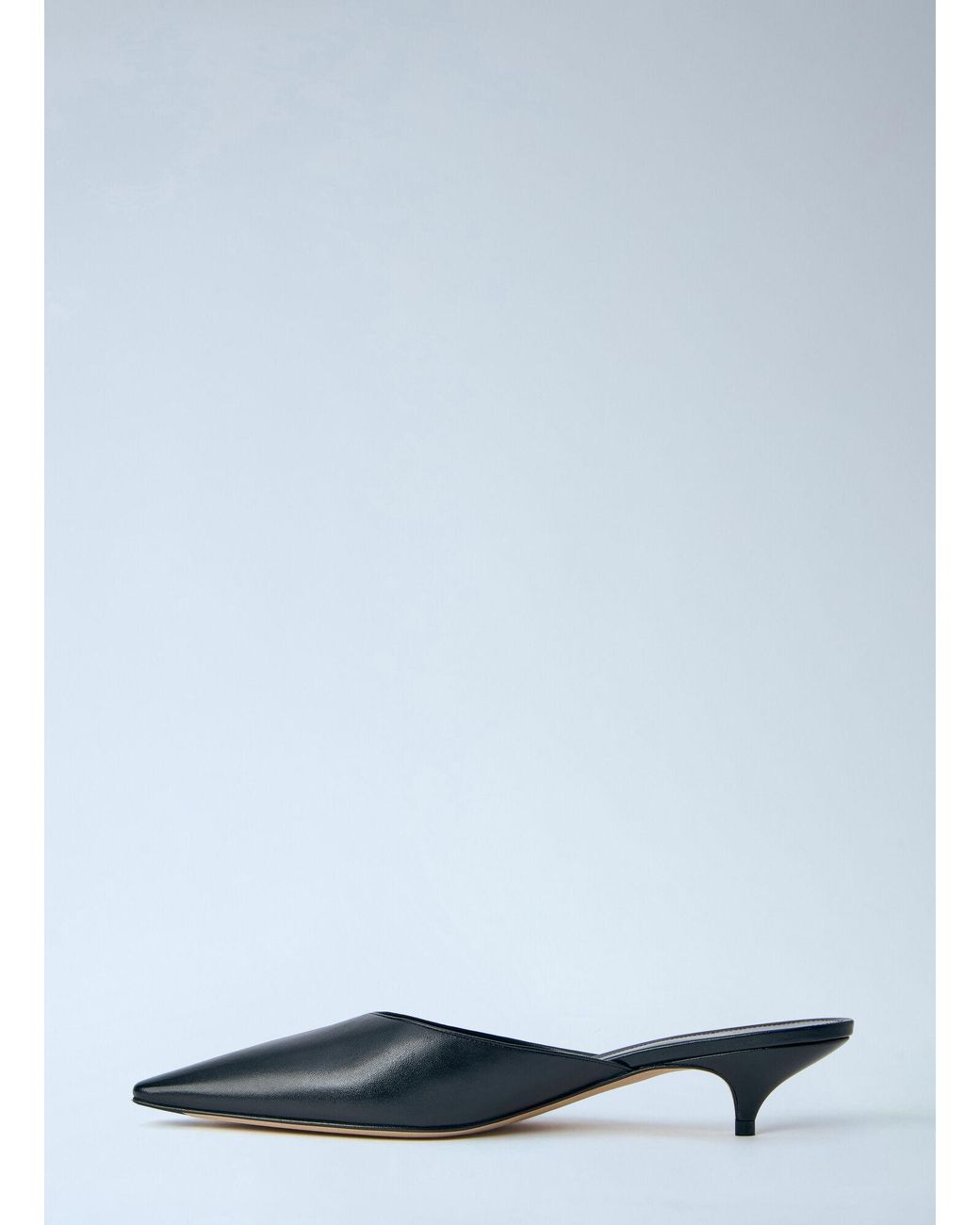 The Row White Liisa Kitten Heels
