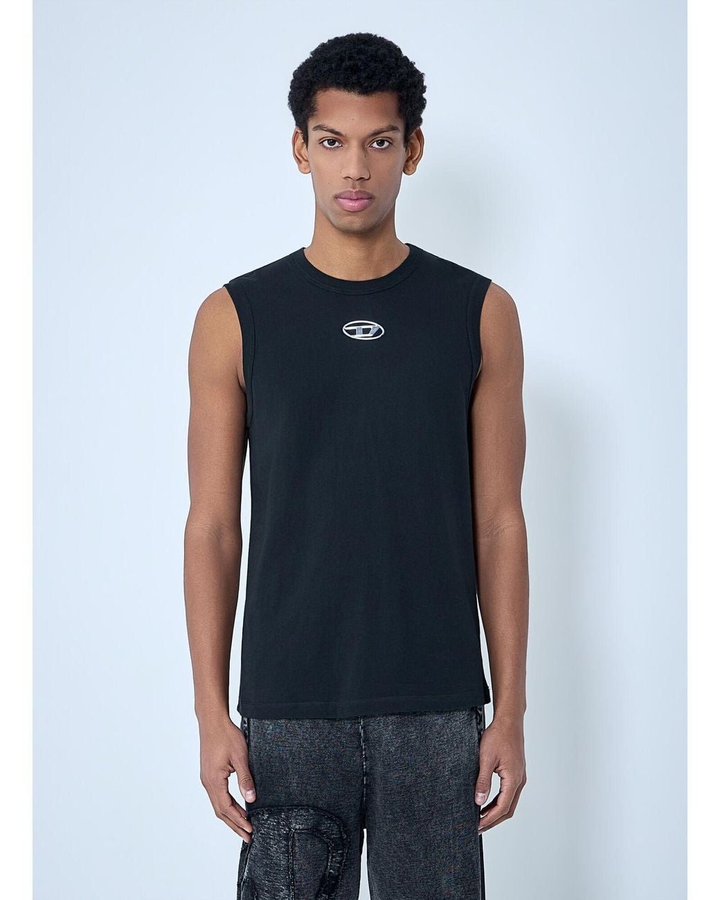 DIESEL Blue T-Bisco-Iod Top for men