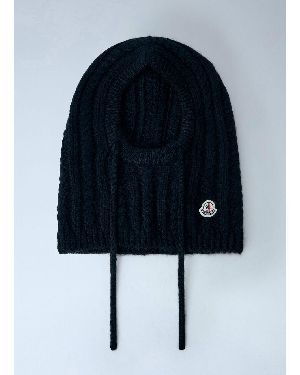 Moncler Blue Cable Knit Balaclava