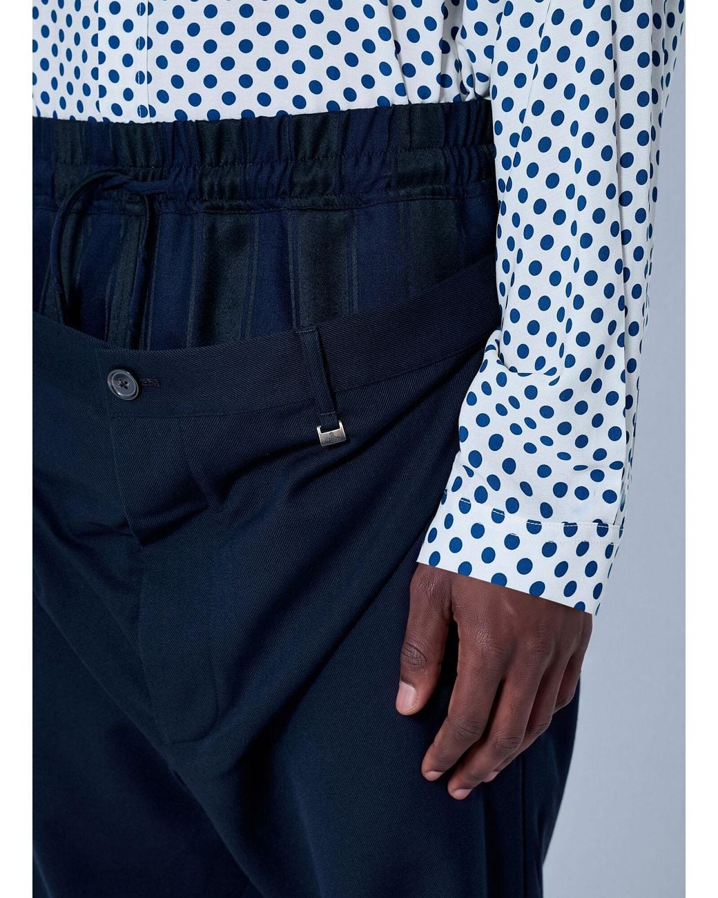Vivienne Westwood Blue Builder Straight-Leg Trousers for men