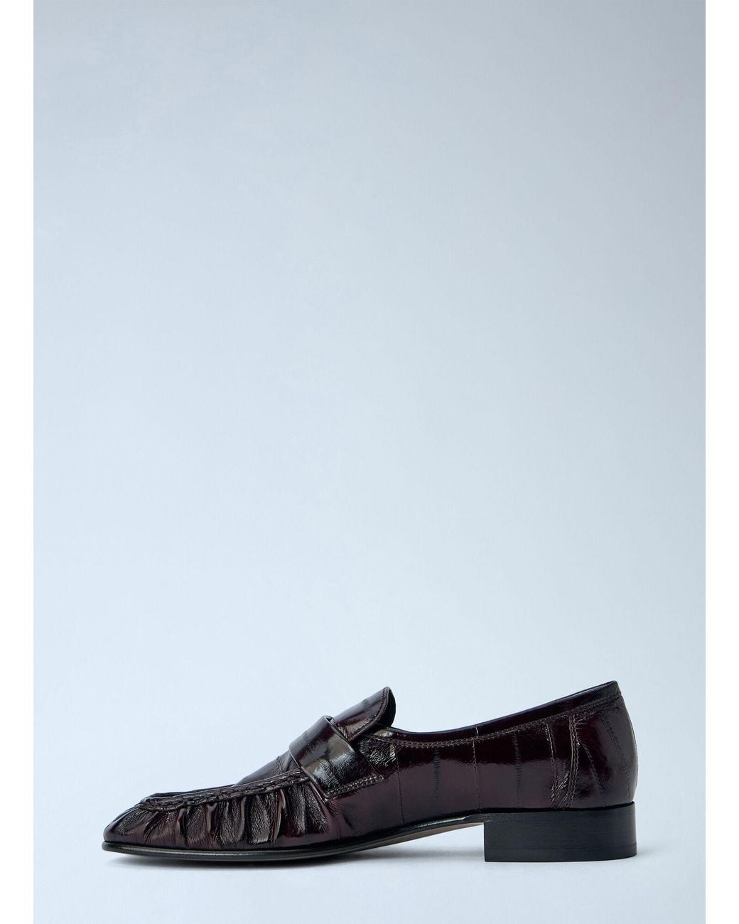 The Row White Soft Loafers