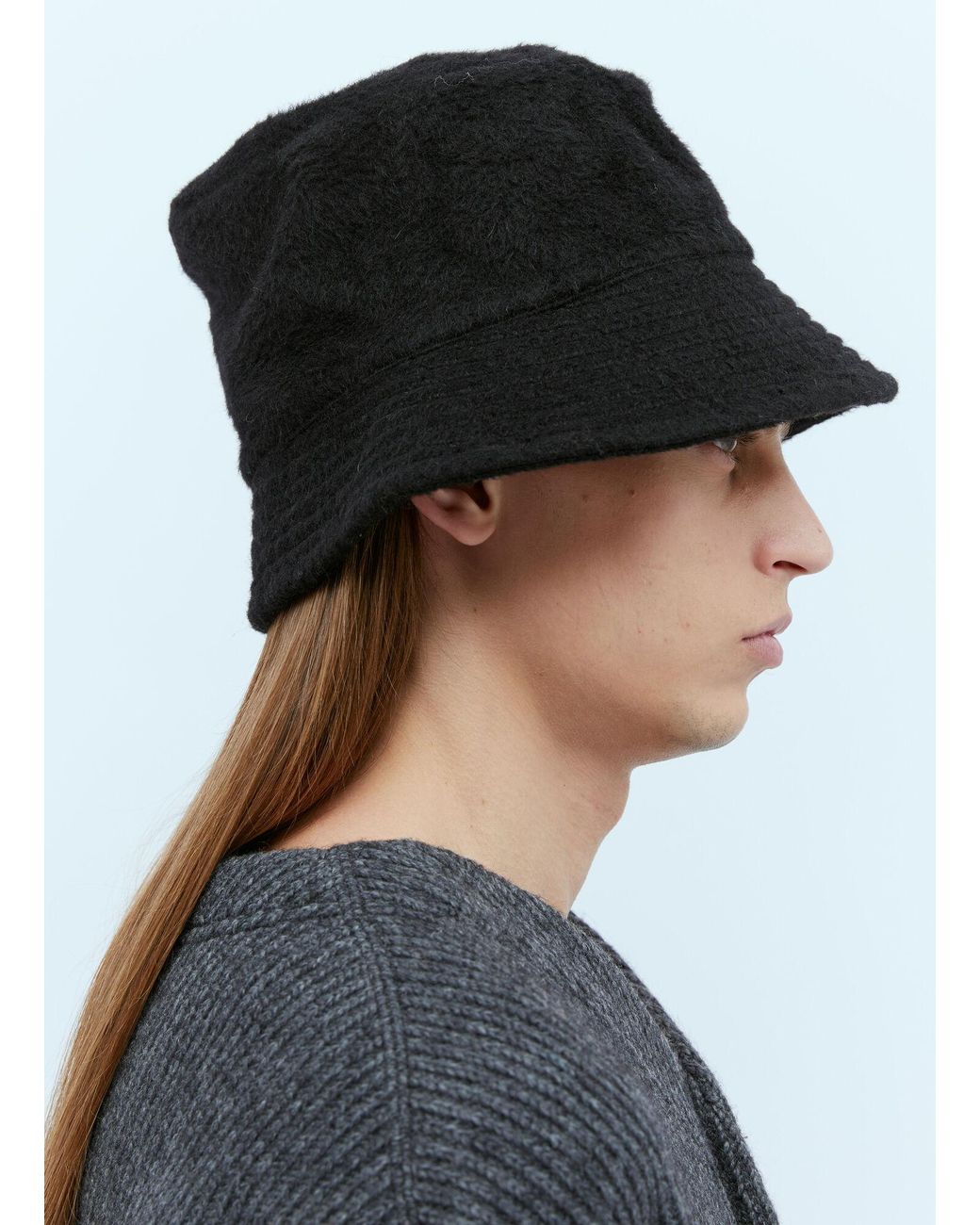 Engineered Garments Black Bucket Hat for men