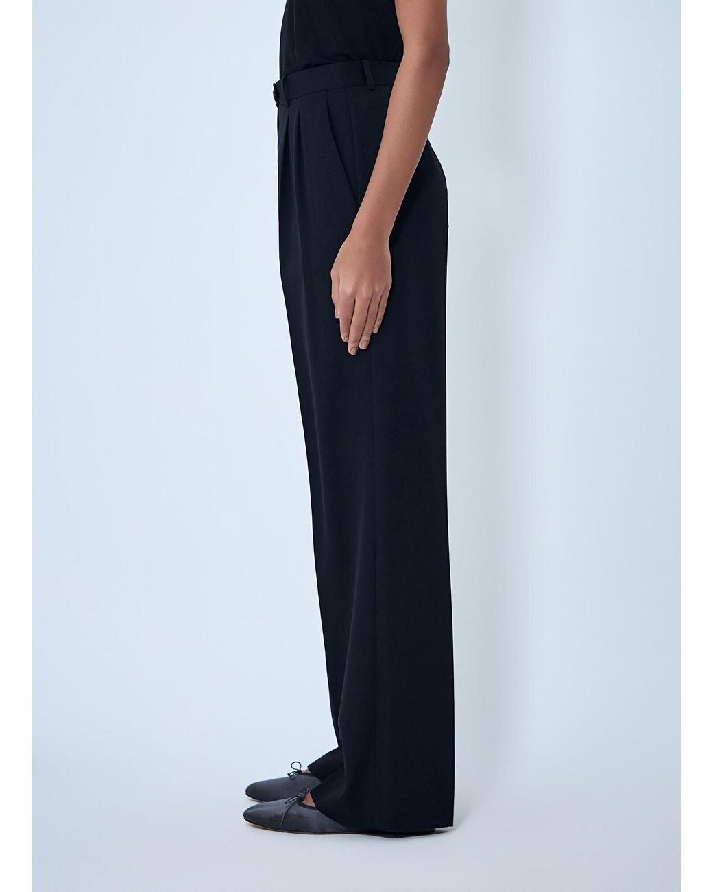 The Row Blue Virgil Pants