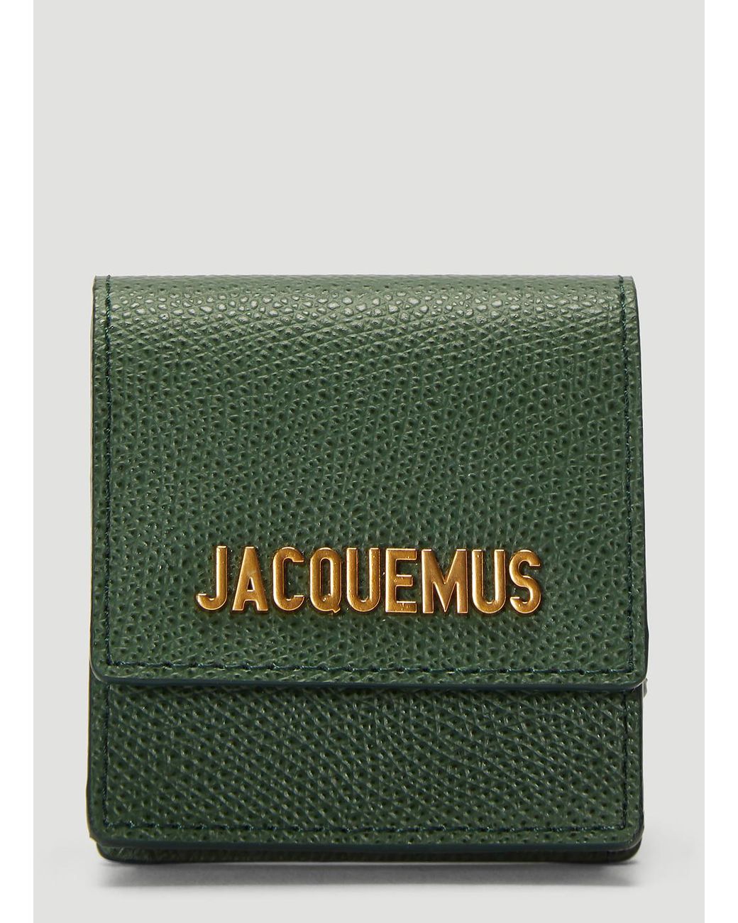Jacquemus Le Sac Bracelet Grained Leather Bag in Green | Lyst