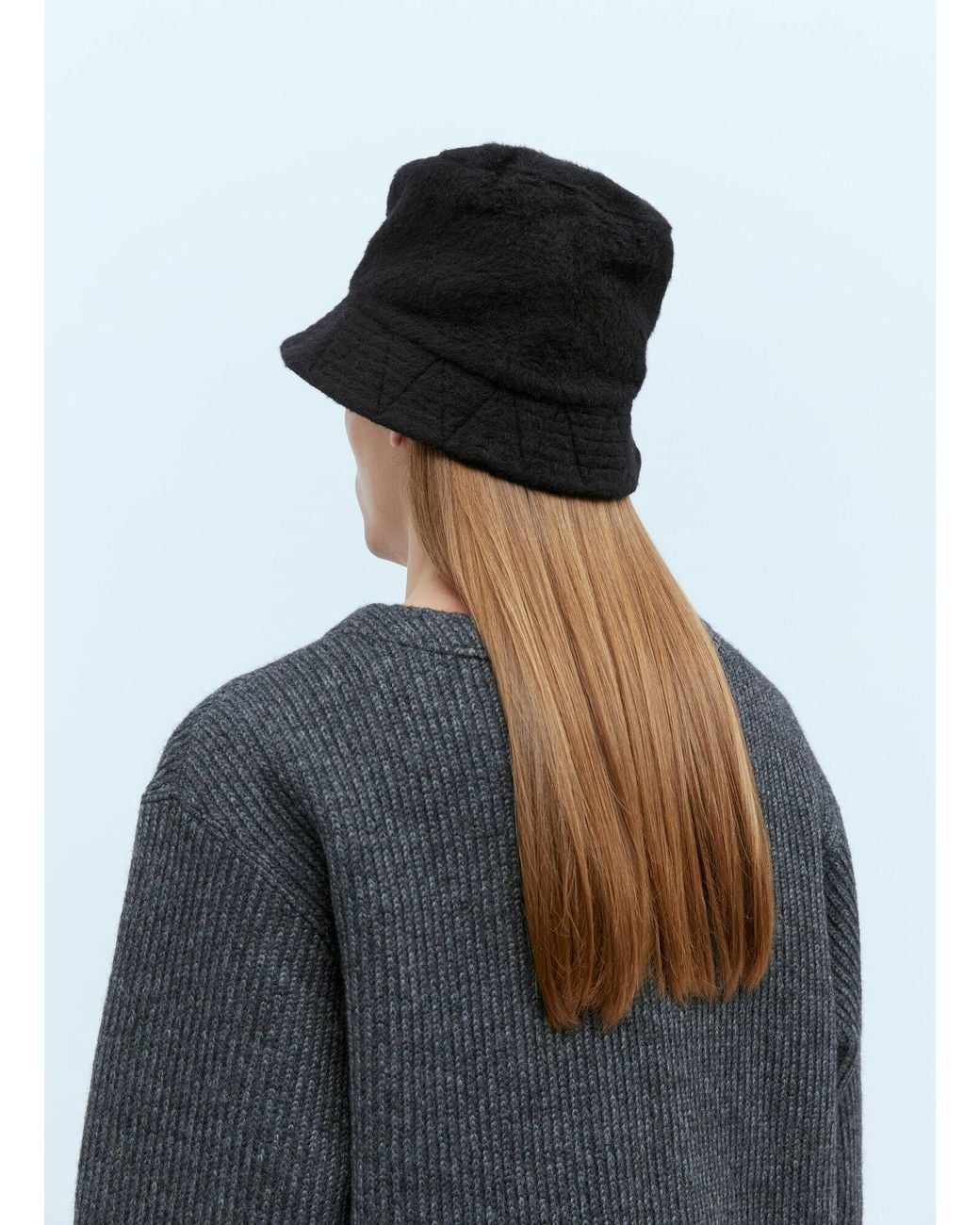 Engineered Garments Black Bucket Hat for men
