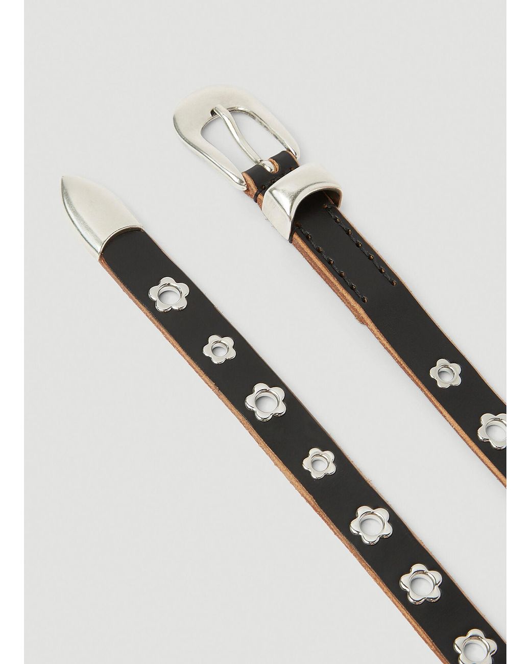 OUR LEGACY STUDS LEATHER BELT-