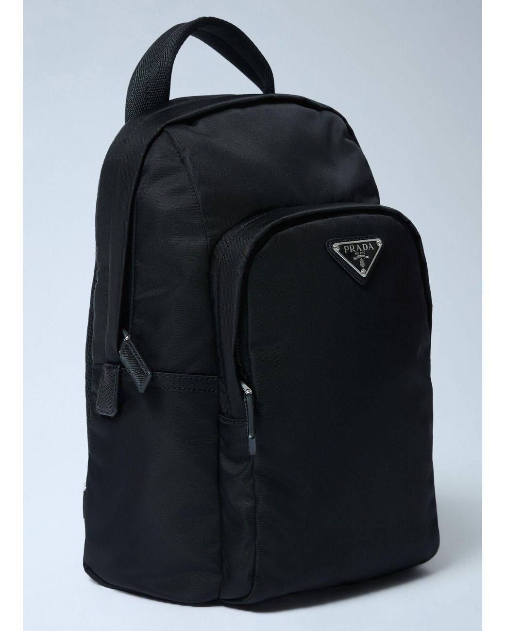 Prada Black Re-Nylon Backpack for men