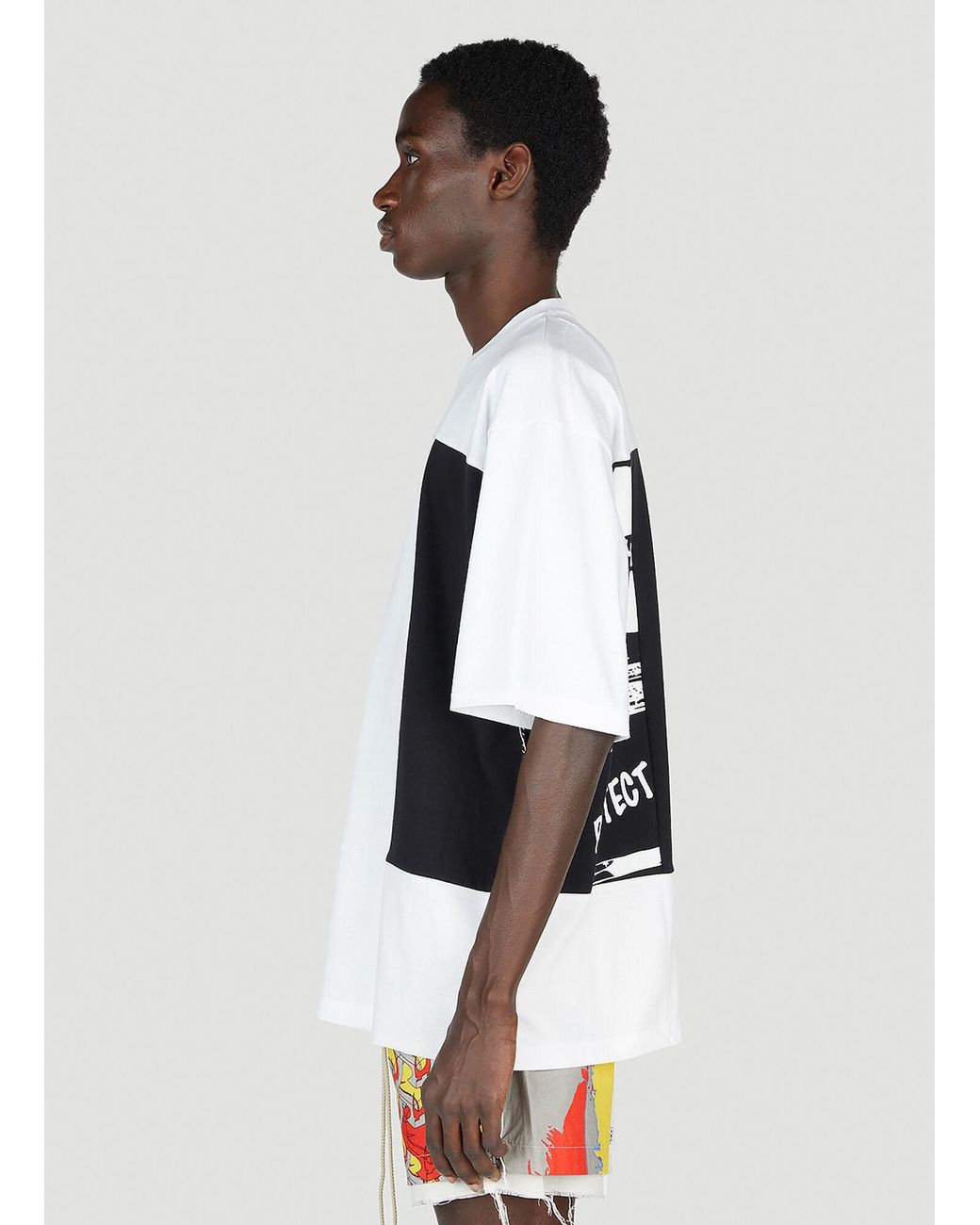 Children of the discordance White Patchwork T-Shirt for men