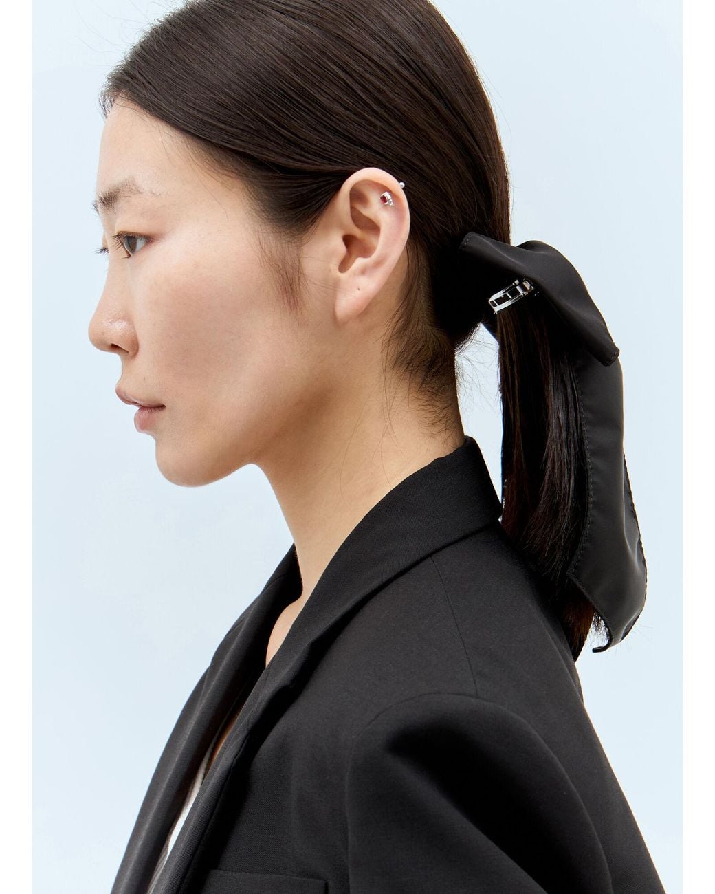 Prada Black Re-Nylon Hair Clip