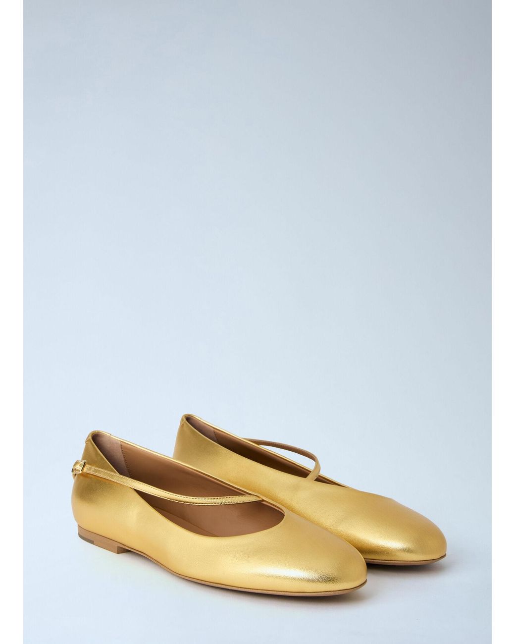 Jil Sander Metallic Elyss Ballerina Flats