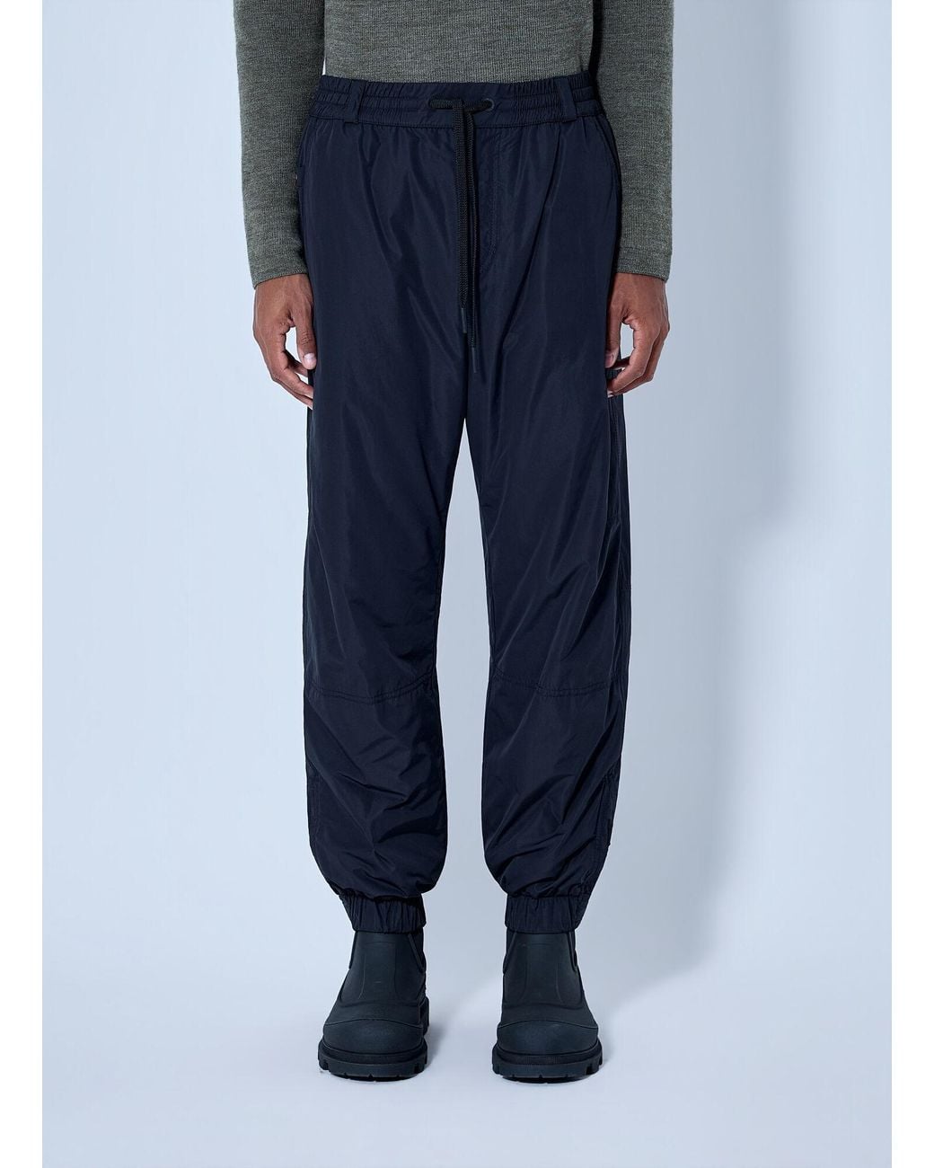 Moncler Blue Elasticated Waist Track Pants for men