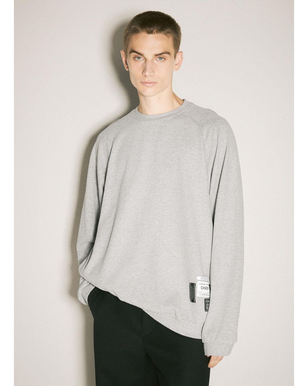 Undercover White Logo Patch Sweatshirt for men