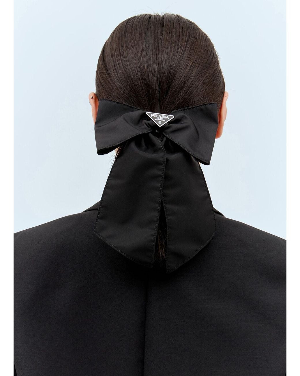 Prada Black Re-Nylon Hair Clip