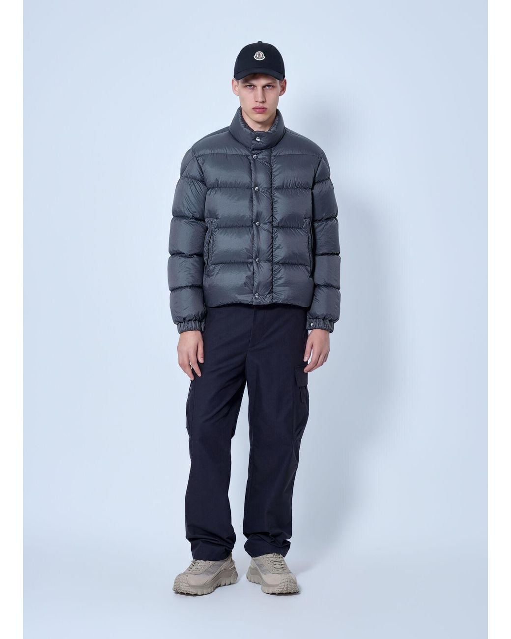 Moncler Blue Pesio Down Jacket for men
