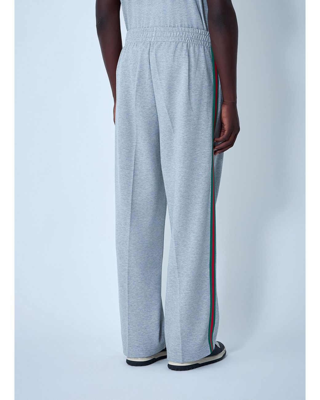 Gucci Blue Logo Motif Track Pants for men
