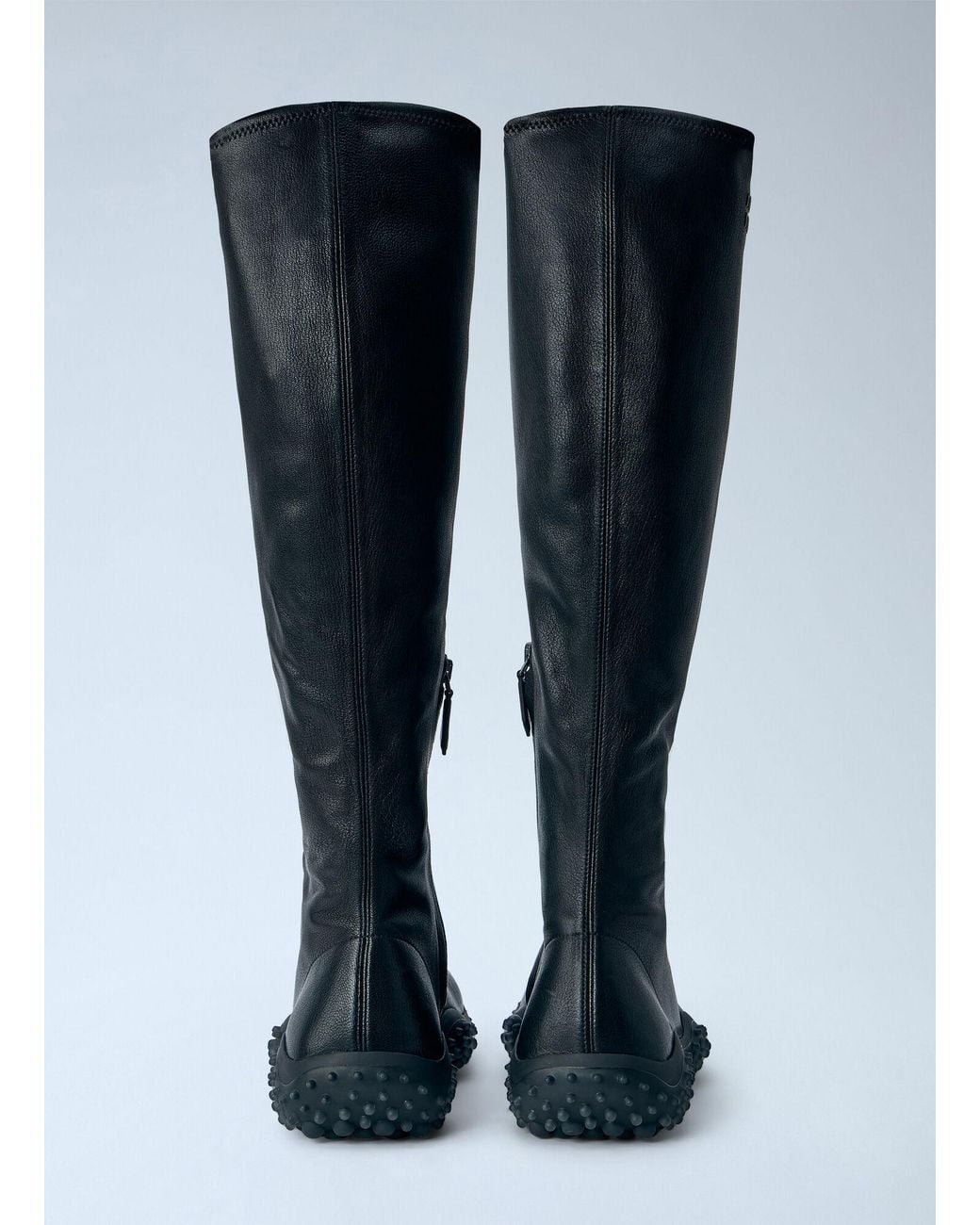 Miu Miu Blue Stretch Nappa Leather Boots