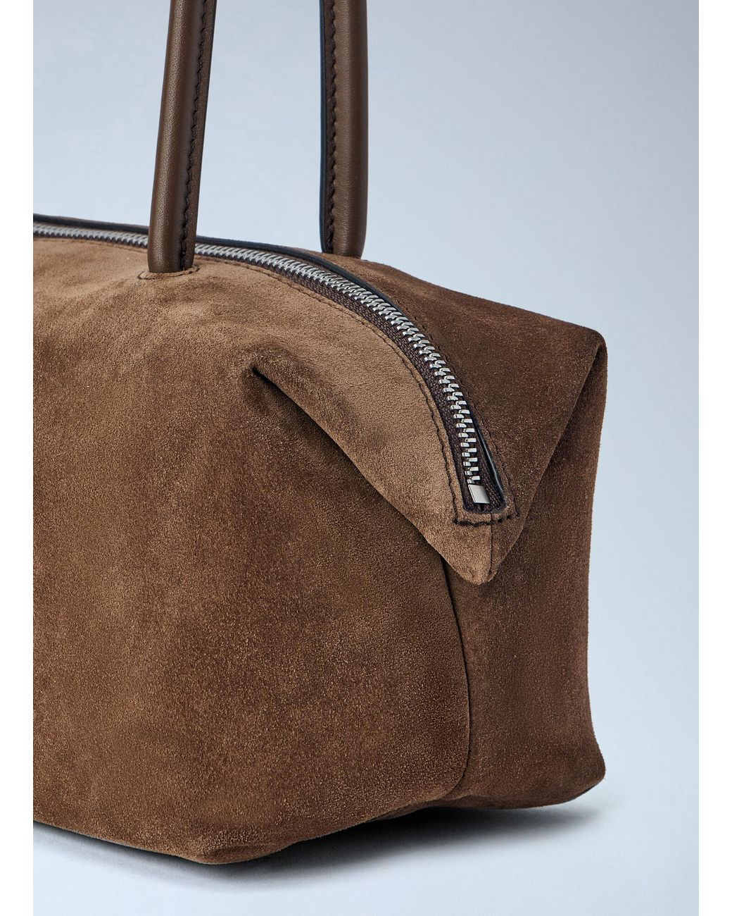 Max Mara Brown Suede Shoulder Bag