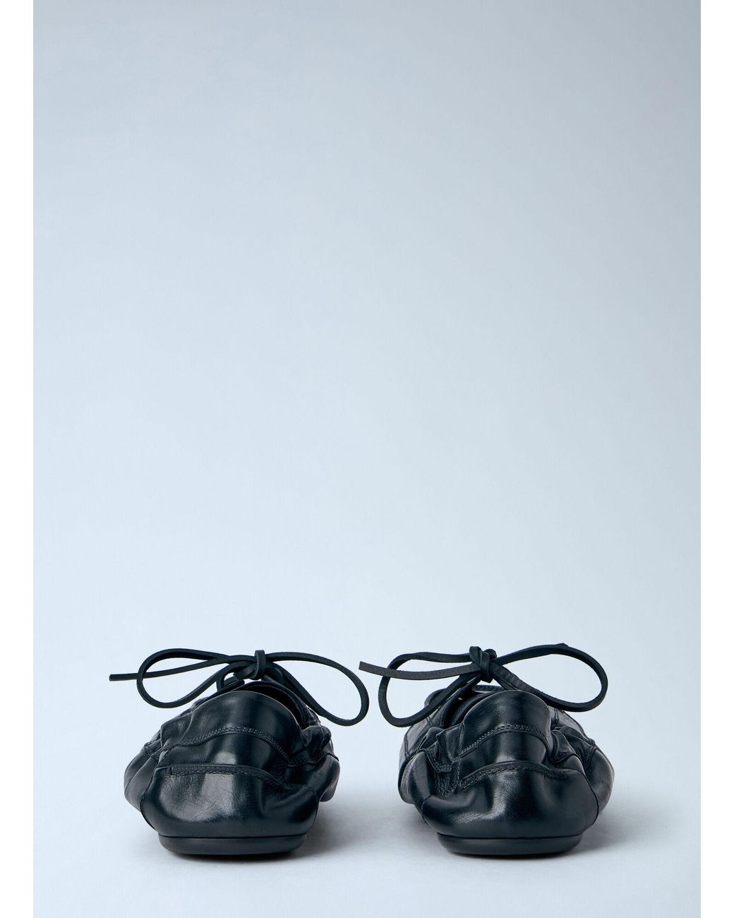 Prada Blue Leather Moccasins for men