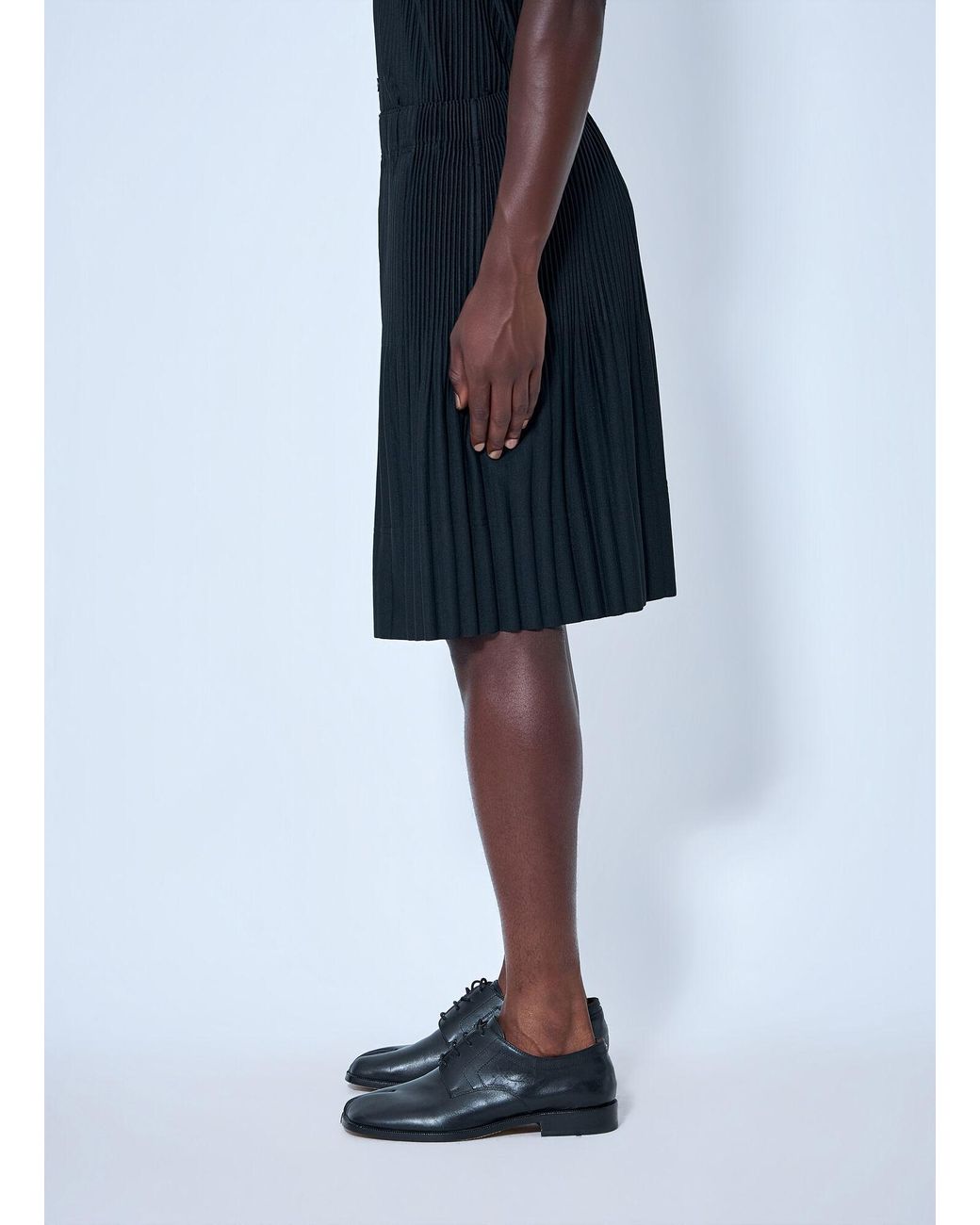 Homme Plissé Issey Miyake Blue Pleat Shorts for men