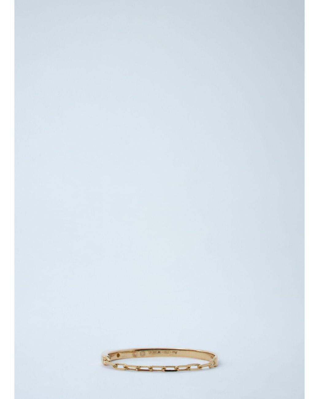 Totême Blue Diamond Chain Ring