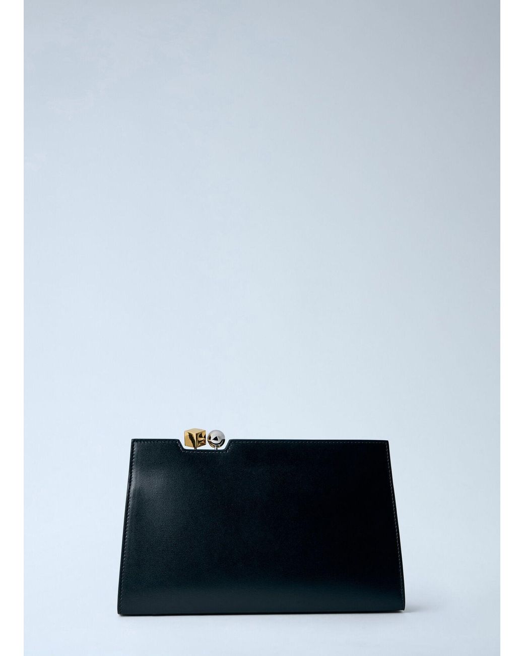 Jacquemus Blue Le Salon Leather Shoulder Bag