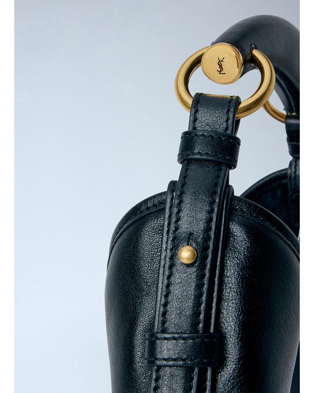 Saint Laurent Blue Small Mombasa Shoulder Bag