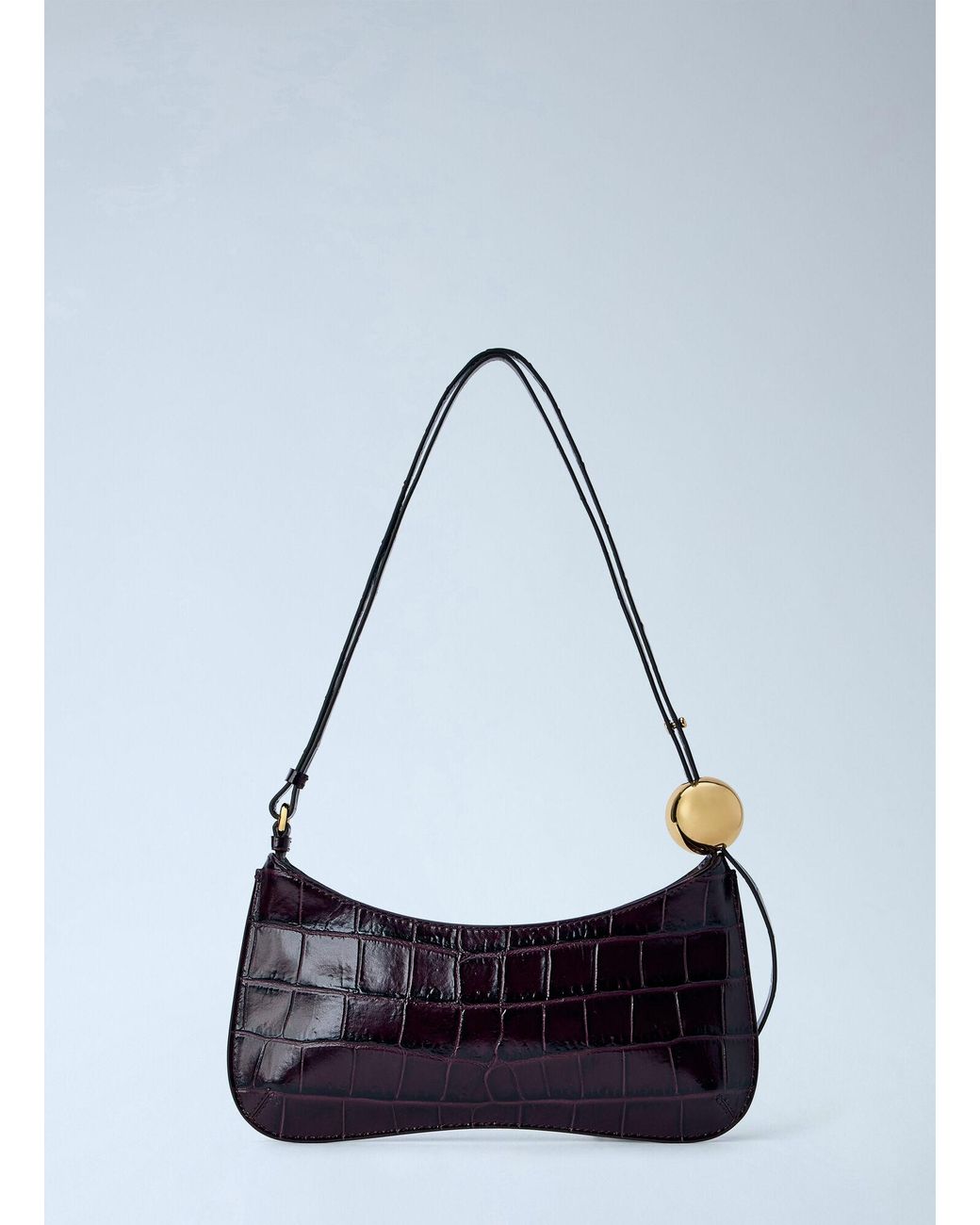 Jacquemus Gray Le Bisou Perle Shoulder Bag