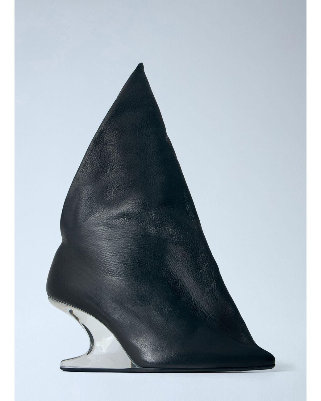 Rick Owens Blue Strutter Taco 8 Heeled Boots