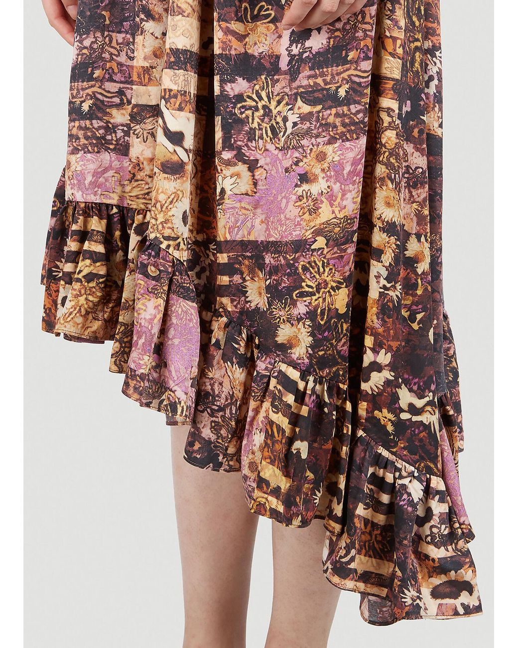 Collina Strada Brown Pollinate Dress