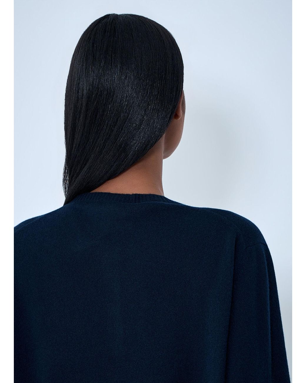 Miu Miu Blue Cashmere Sweater