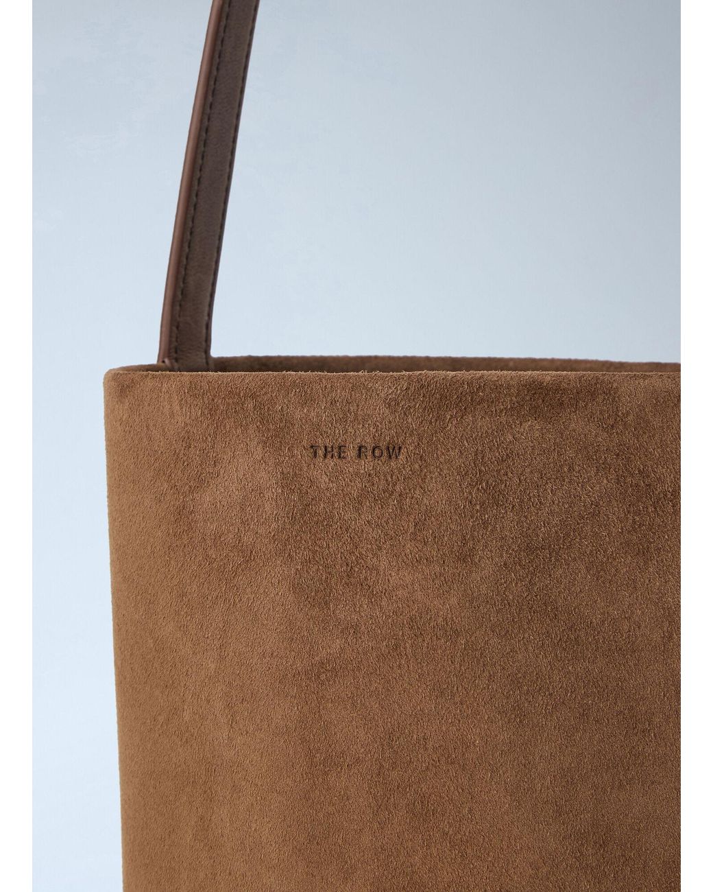 The Row Brown Small N/S Park Edge Tote Bag