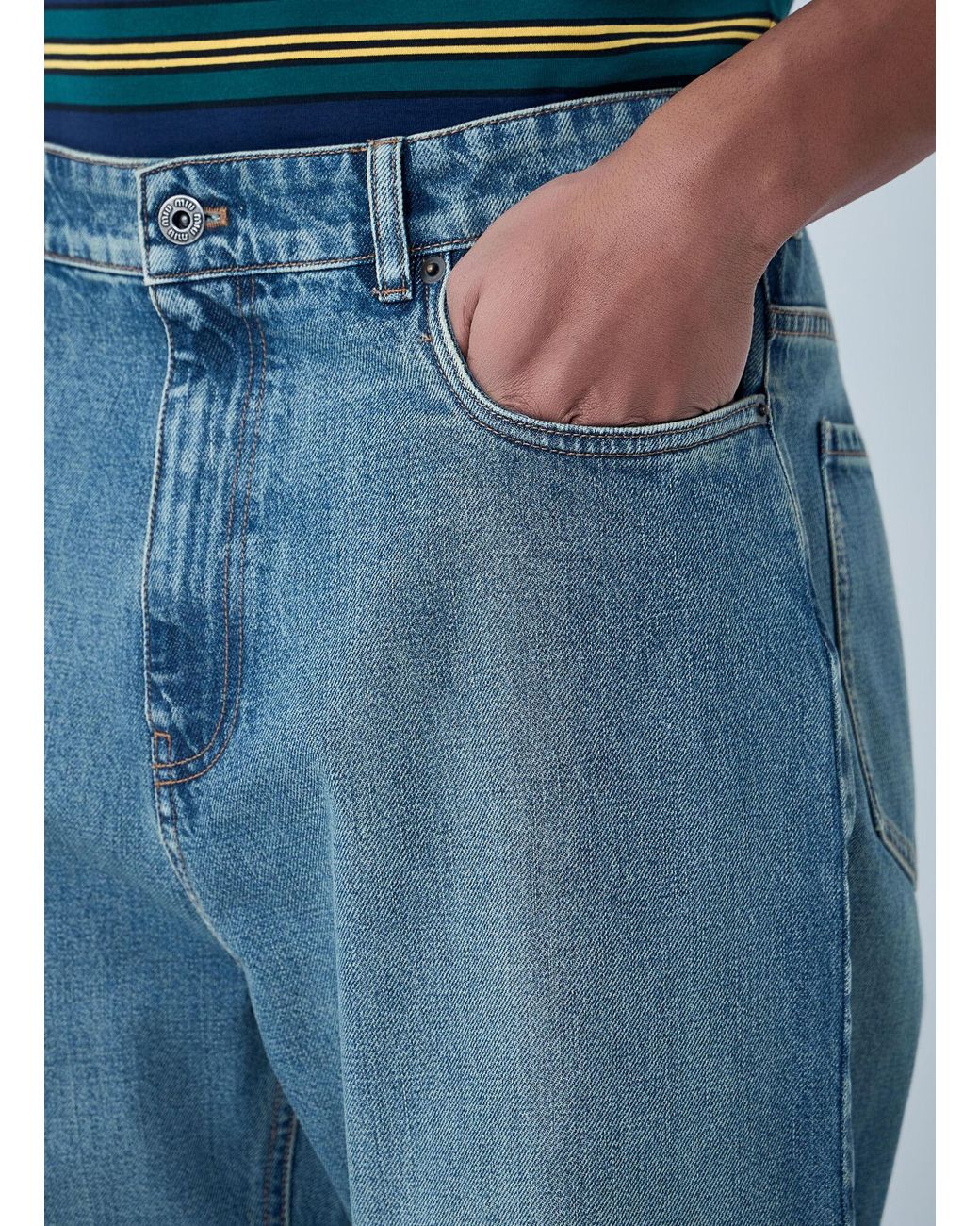 Miu Miu Blue Wide-Leg Denim Jeans for men