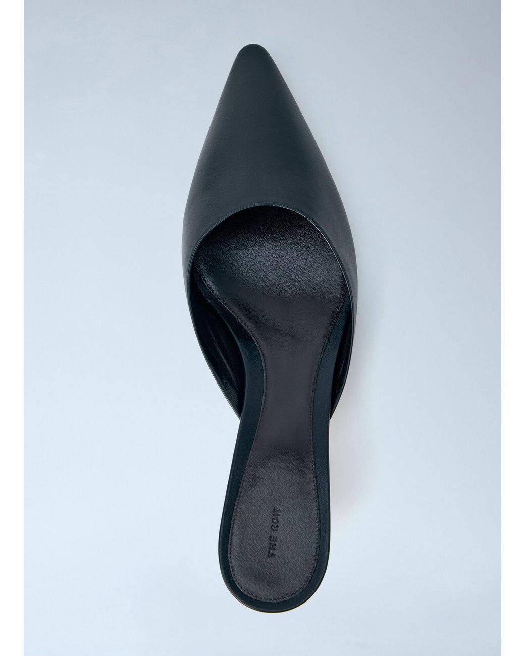 The Row White Liisa Kitten Heels