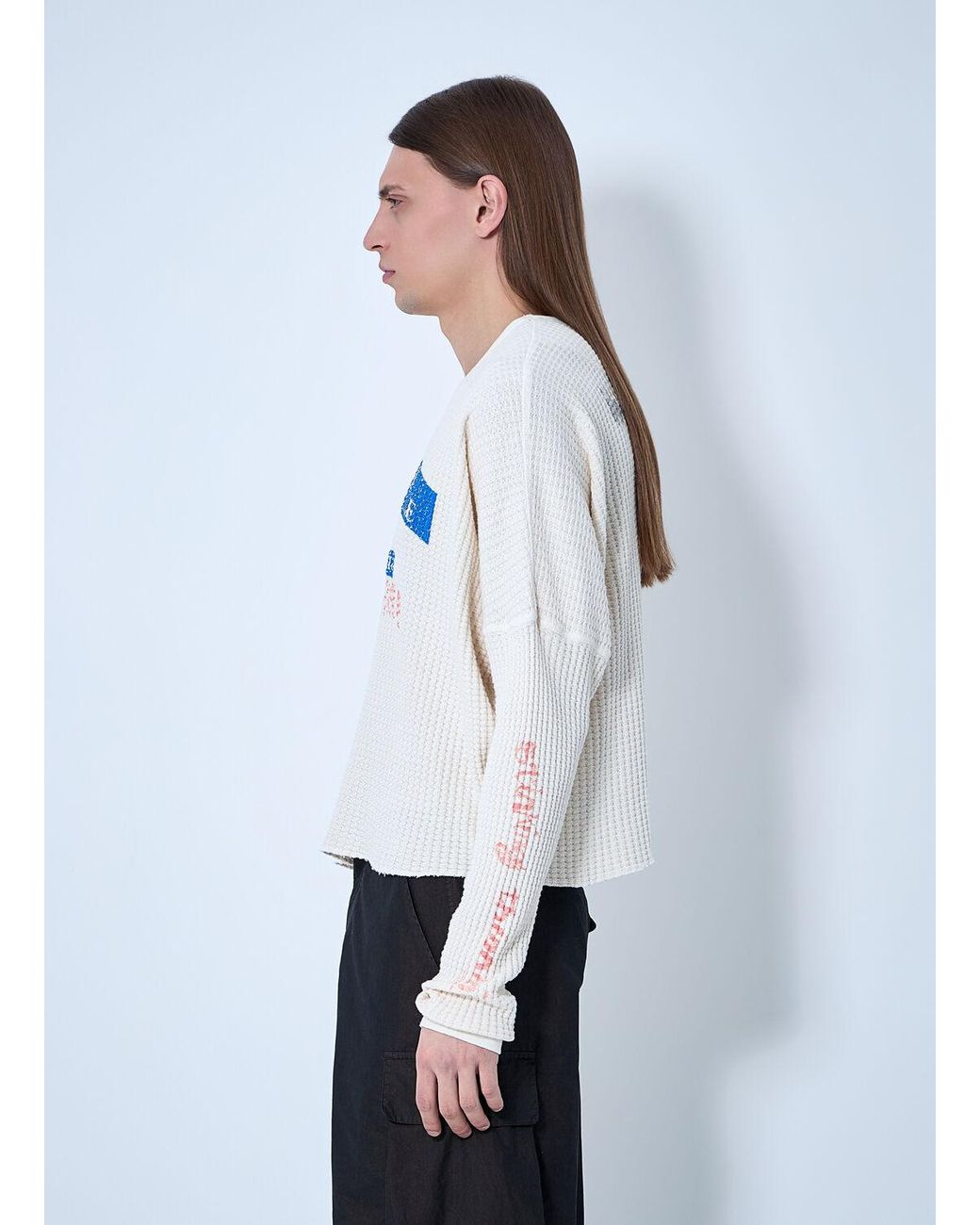 PALY Steve's Thermal Sweater in White for Men | Lyst