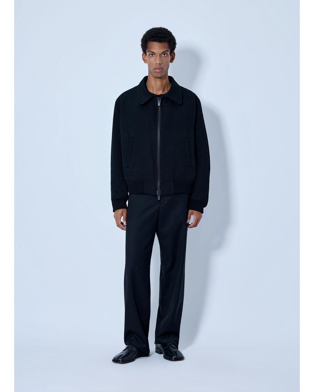 Yohji Yamamoto Blue Flight Jacket for men