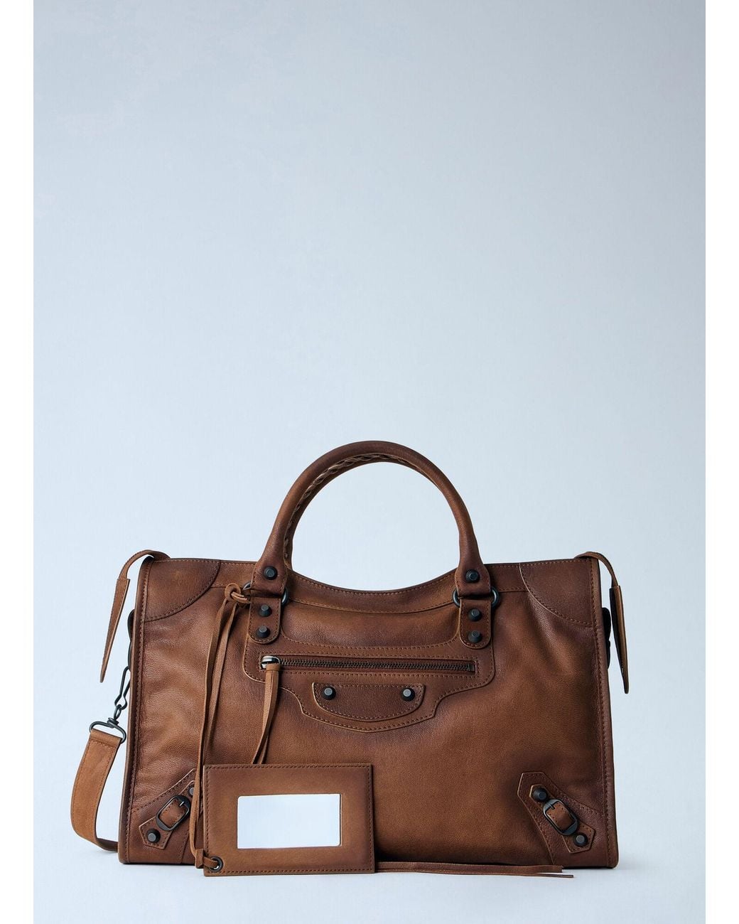 Balenciaga Brown Le City Bag Medium