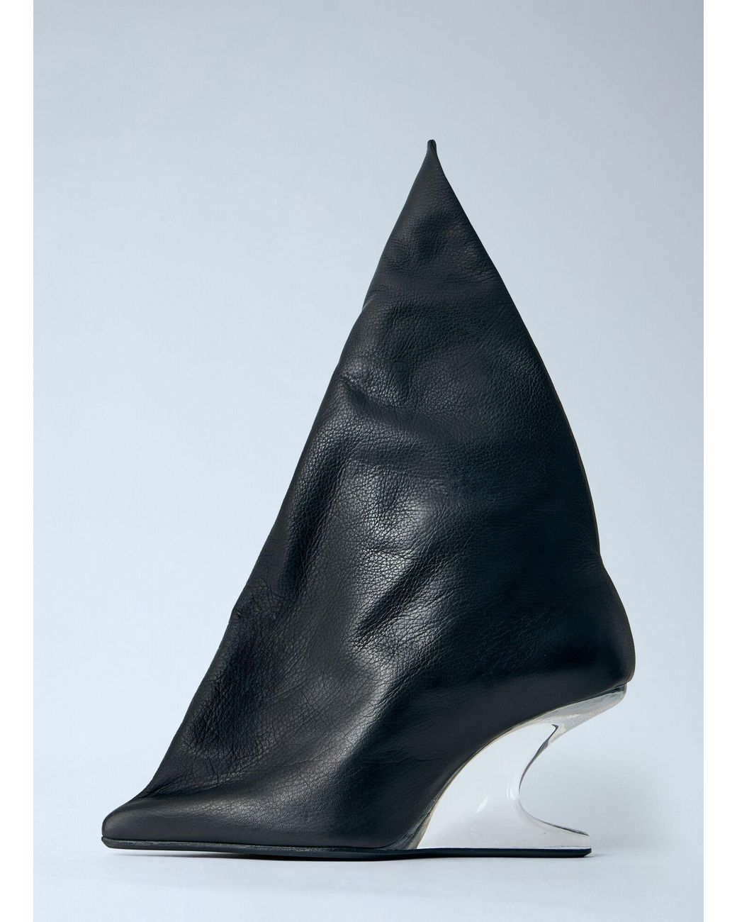 Rick Owens Blue Strutter Taco 8 Heeled Boots