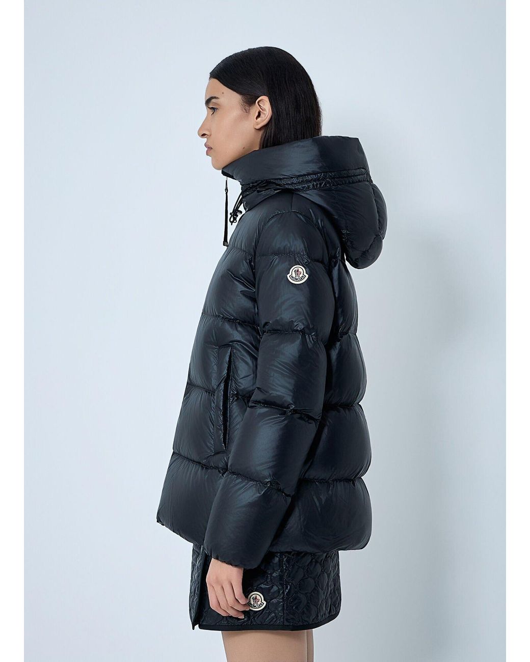 Moncler Blue Serittes Short Parka