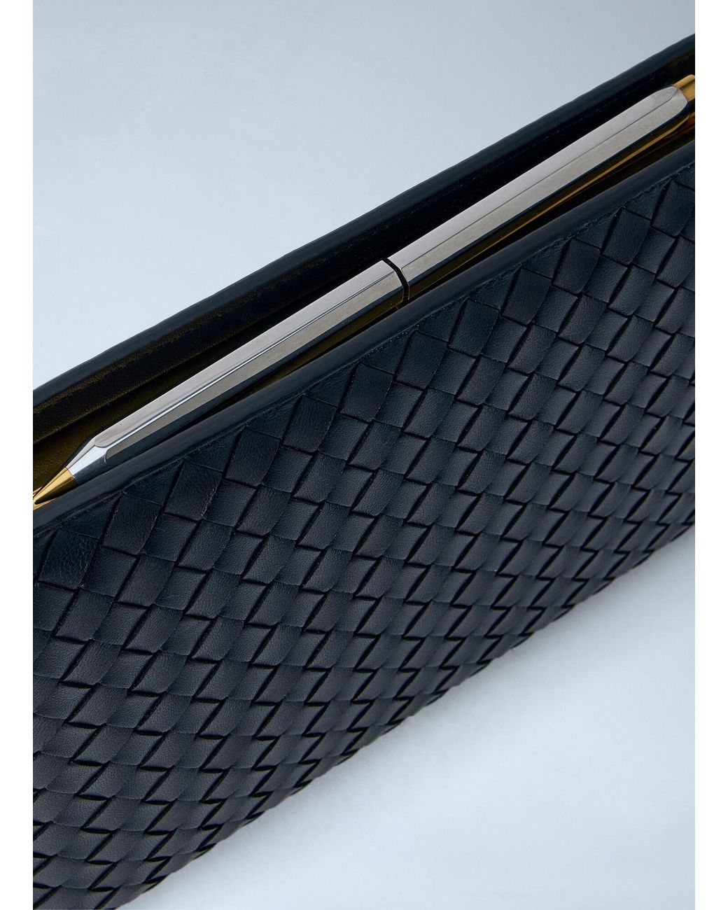 Bottega Veneta Blue Agenda Clutch