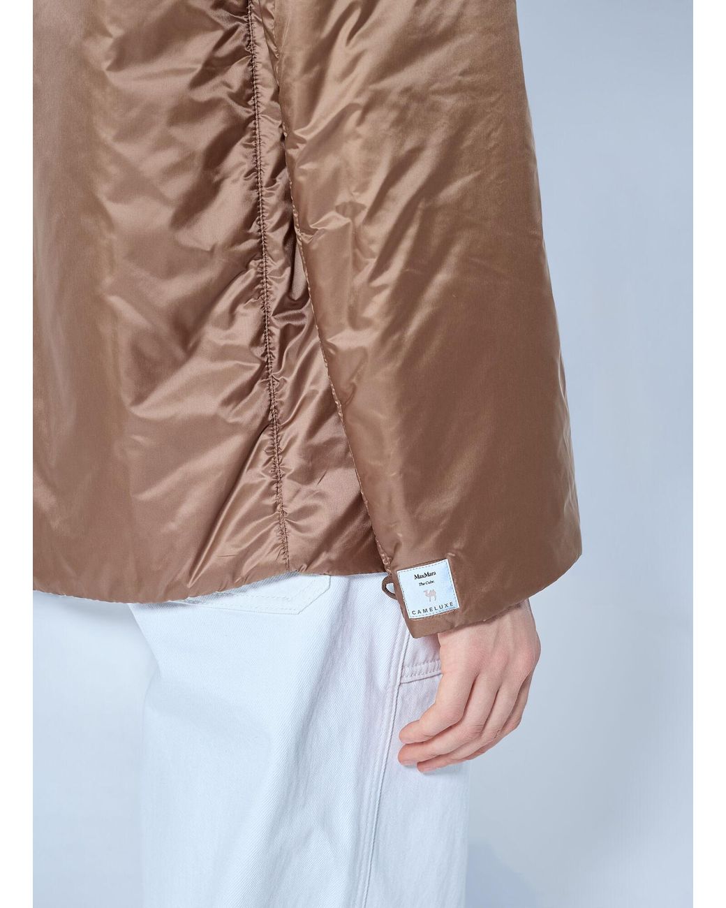 Max Mara Brown Hooded Zip Jacket