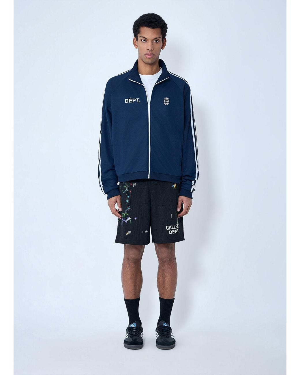 GALLERY DEPT. Blue Zip-Front Track Jacket for men