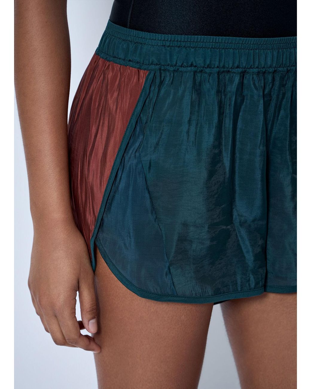 Saint Laurent Blue Elasticated Waist Shorts